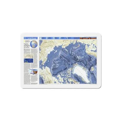 Arctic Ocean (1990) (Map) Refrigerator Magnet 6 Inch Die-Cut - The Sticker Space