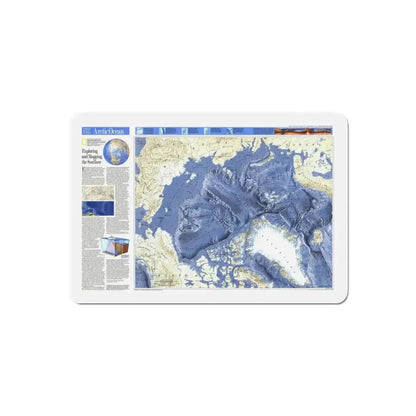 Arctic Ocean (1990) (Map) Refrigerator Magnet - The Sticker Space