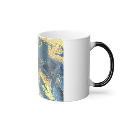 Arctic Ocean Floor (1971) (Map) Color Changing Mug 11oz-11oz-The Sticker Space