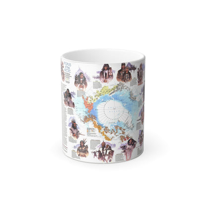 Arctic - Peoples of the (1983) (Map) Color Changing Mug 11oz-11oz-The Sticker Space