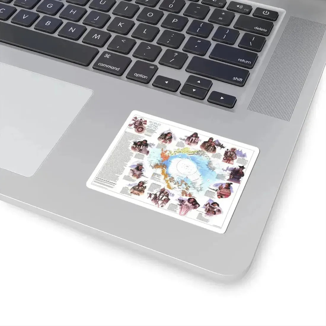 Arctic - Peoples of the (1983) (Map) STICKER Vinyl Kiss-Cut Decal - The Sticker Space