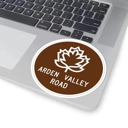 Arden Valley Road (New York) (Road Sign) STICKER Vinyl Kiss-Cut Decal - The Sticker Space
