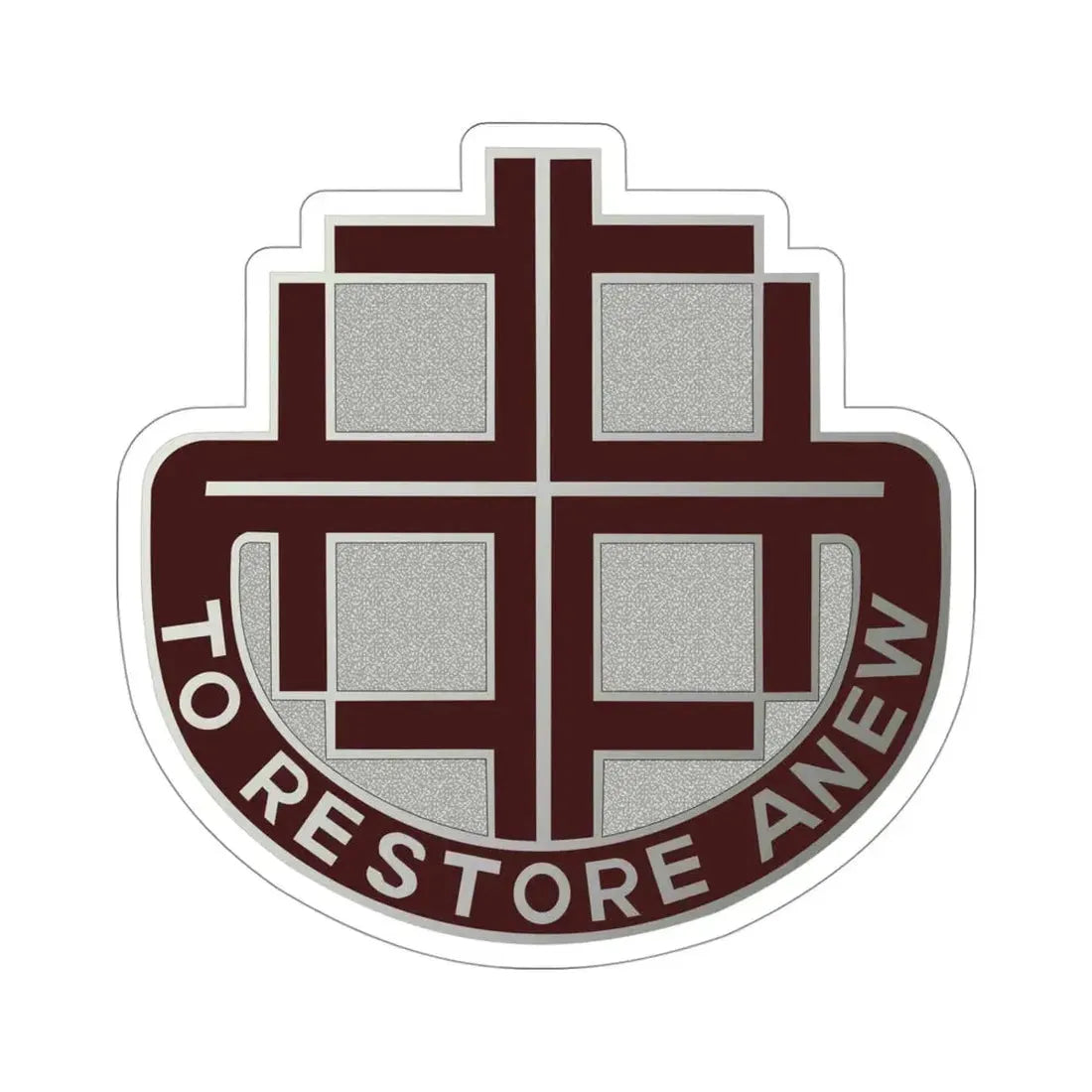 Area Dental Laboratory Alameda (U.S. Army) STICKER Vinyl Die-Cut Decal 4 Inch - The Sticker Space