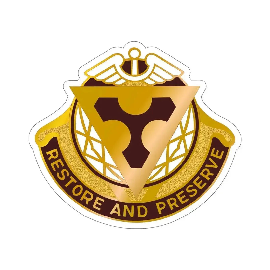 Area Dental Laboratory Fort Sam Houston (U.S. Army) STICKER Vinyl Die-Cut Decal - The Sticker Space