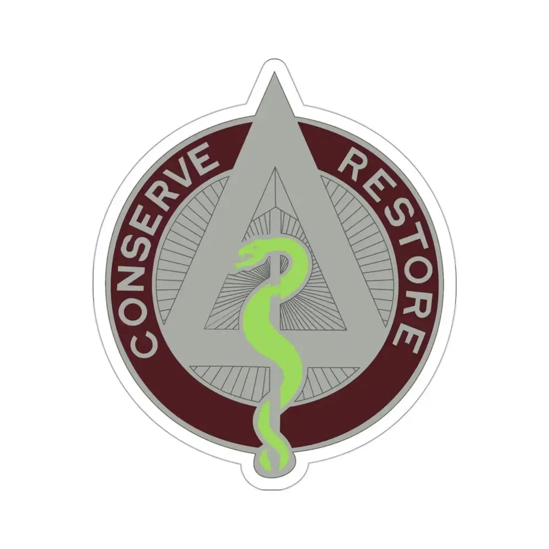 Area Dental Laboratory Walter Reed Medical Center (U.S. Army) STICKER Vinyl Die-Cut Decal 3 Inch - The Sticker Space