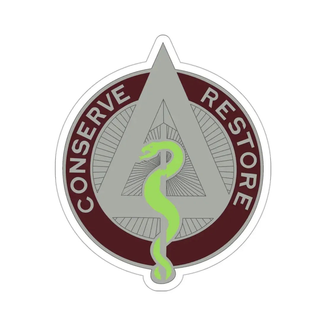 Area Dental Laboratory Walter Reed Medical Center (U.S. Army) STICKER Vinyl Die-Cut Decal 3 Inch - The Sticker Space