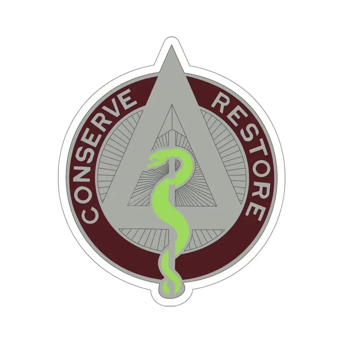 Area Dental Laboratory Walter Reed Medical Center (U.S. Army) STICKER Vinyl Die-Cut Decal 5 Inch - The Sticker Space