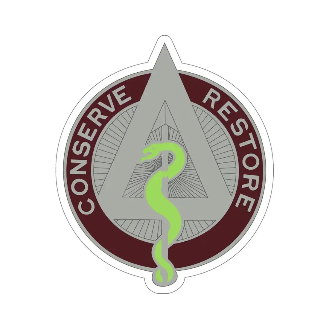 Area Dental Laboratory Walter Reed Medical Center (U.S. Army) STICKER Vinyl Die-Cut Decal 5 Inch - The Sticker Space