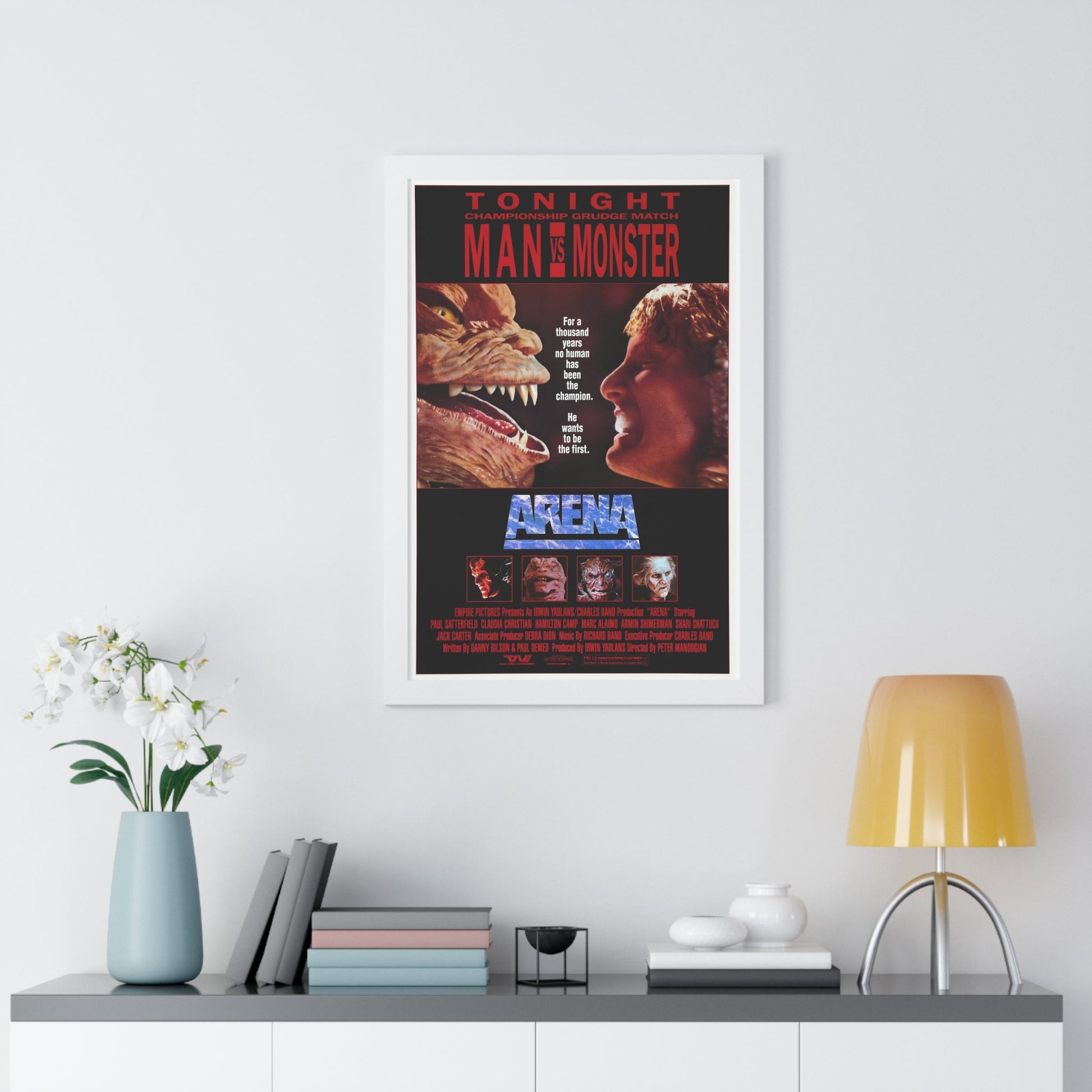 ARENA 1989 - Framed Movie Poster-The Sticker Space