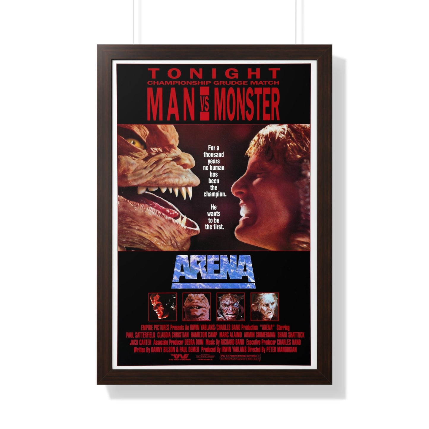 ARENA 1989 - Framed Movie Poster-20" x 30"-The Sticker Space