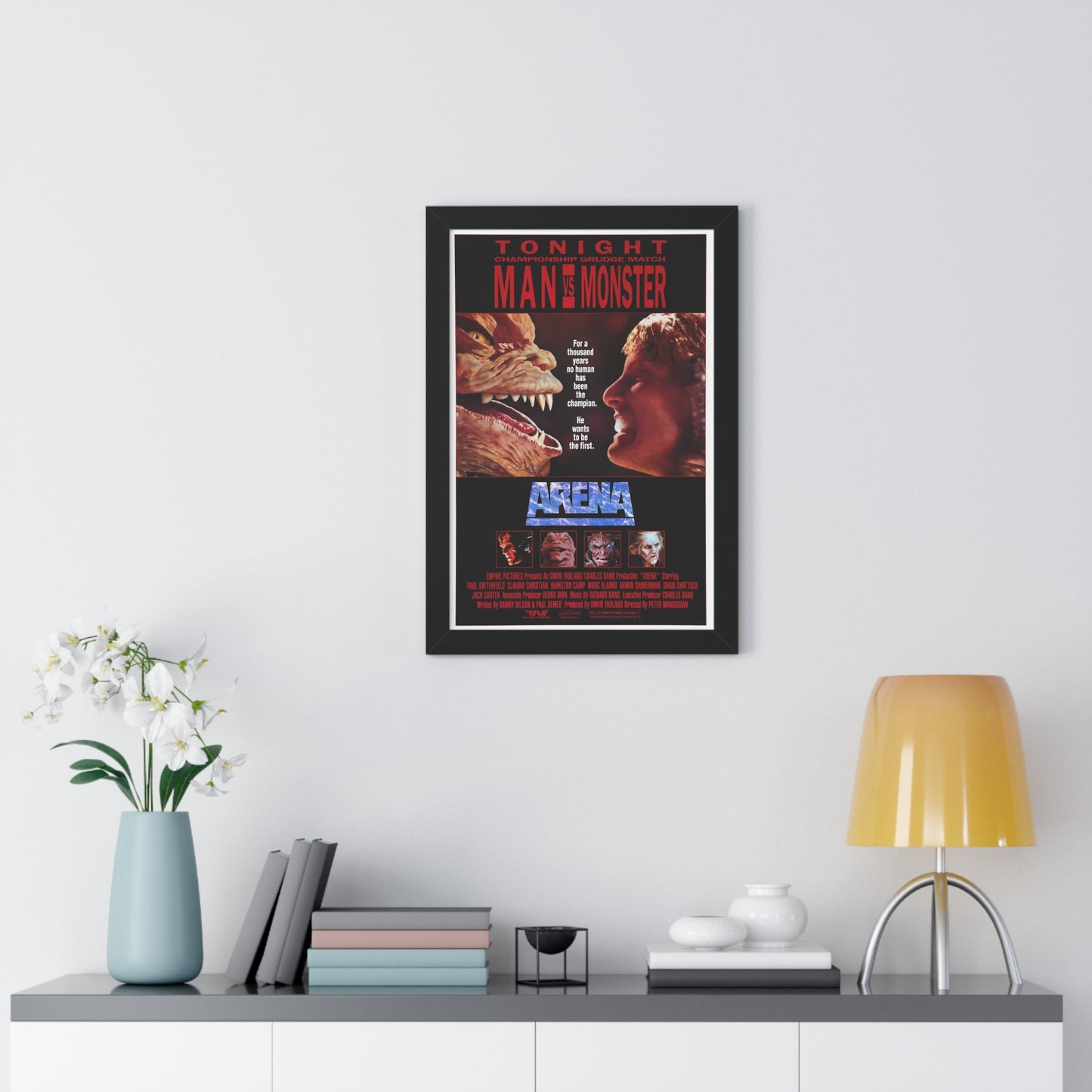 ARENA 1989 - Framed Movie Poster-The Sticker Space