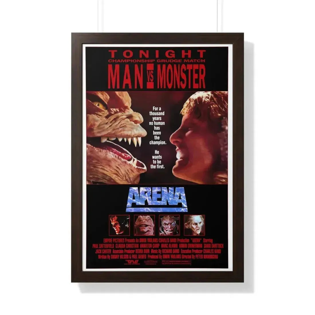 ARENA 1989 - Framed Movie Poster - The Sticker Space