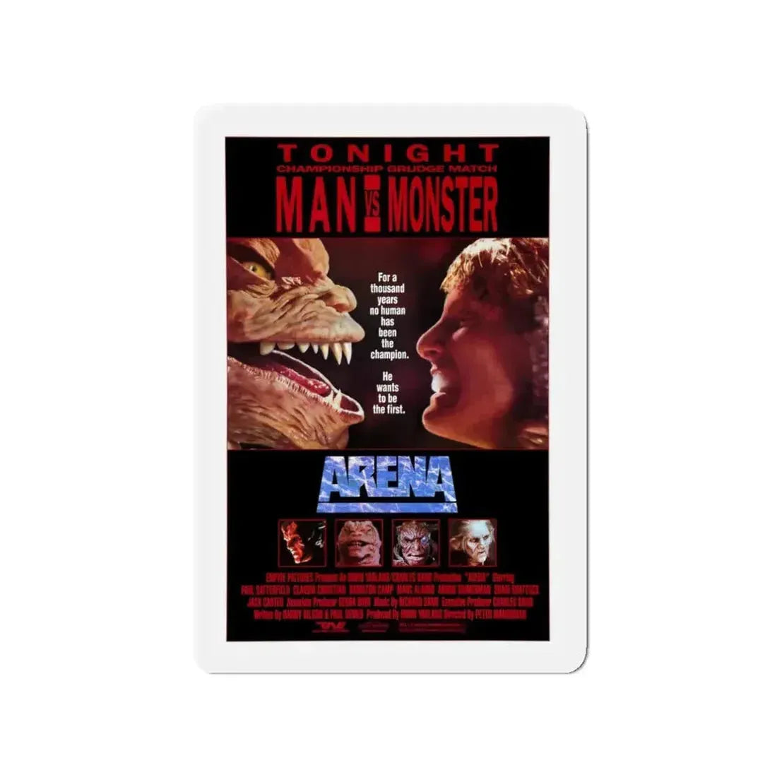 ARENA 1989 Movie Poster - Refrigerator Magnet - The Sticker Space