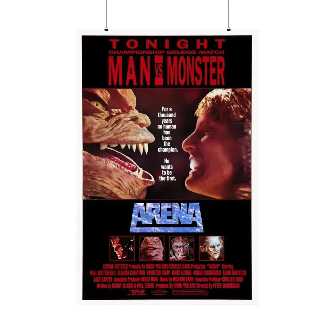ARENA 1989 - Paper Movie Poster - The Sticker Space
