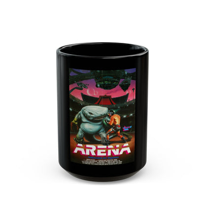 ARENA (GERMAN) 1989 Movie Poster - Black Coffee Mug-15oz-The Sticker Space