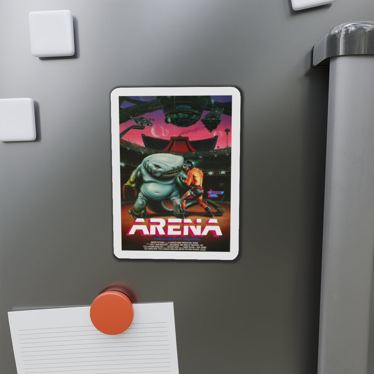 ARENA (GERMAN) 1989 Movie Poster - Die-Cut Magnet-The Sticker Space