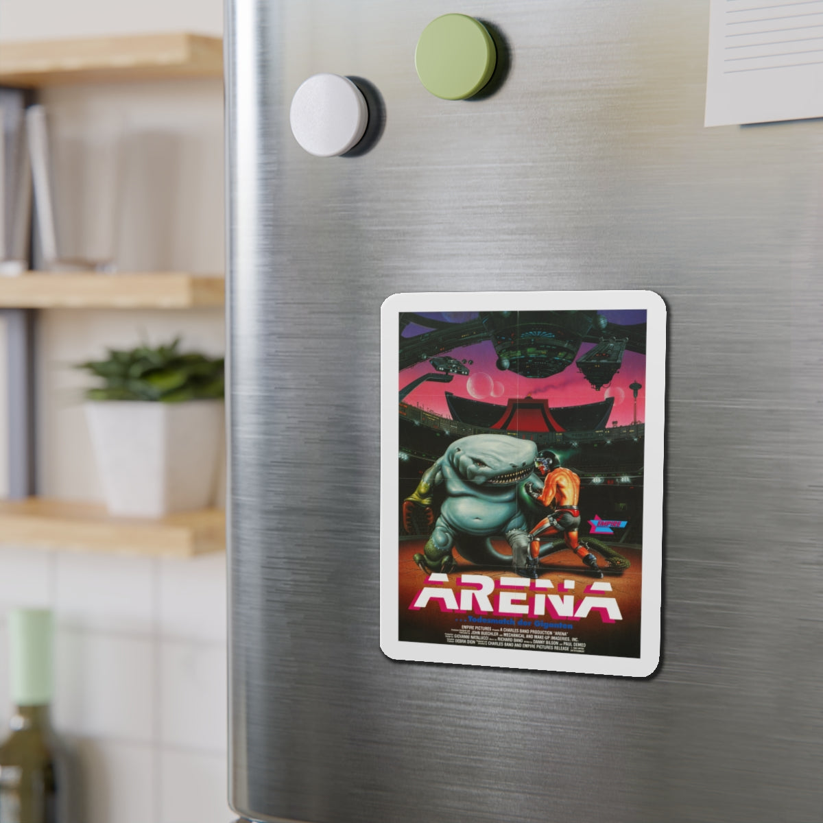 ARENA (GERMAN) 1989 Movie Poster - Die-Cut Magnet-The Sticker Space