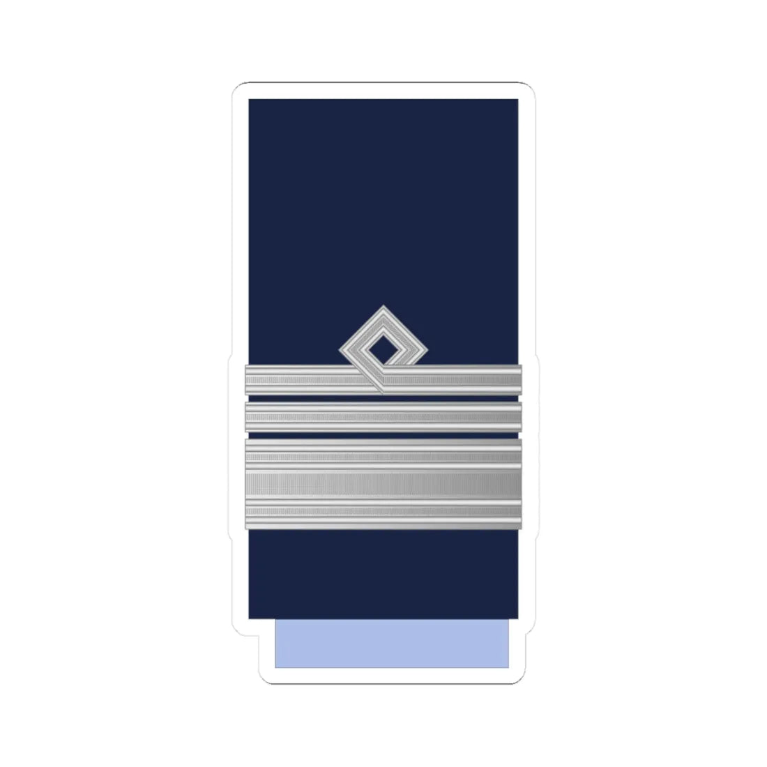 Argentina AirForce OF 7 (Argentina) (Military Rank) STICKER Vinyl Kiss-Cut Decal 3 Inch White - The Sticker Space