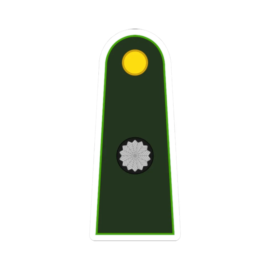 Argentina Army OF D (Argentina) (Military Rank) STICKER Vinyl Kiss-Cut Decal 2 Inch White - The Sticker Space