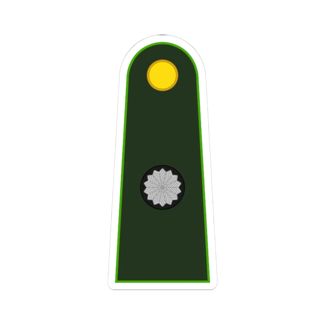 Argentina Army OF D (Argentina) (Military Rank) STICKER Vinyl Kiss-Cut Decal 3 Inch White - The Sticker Space