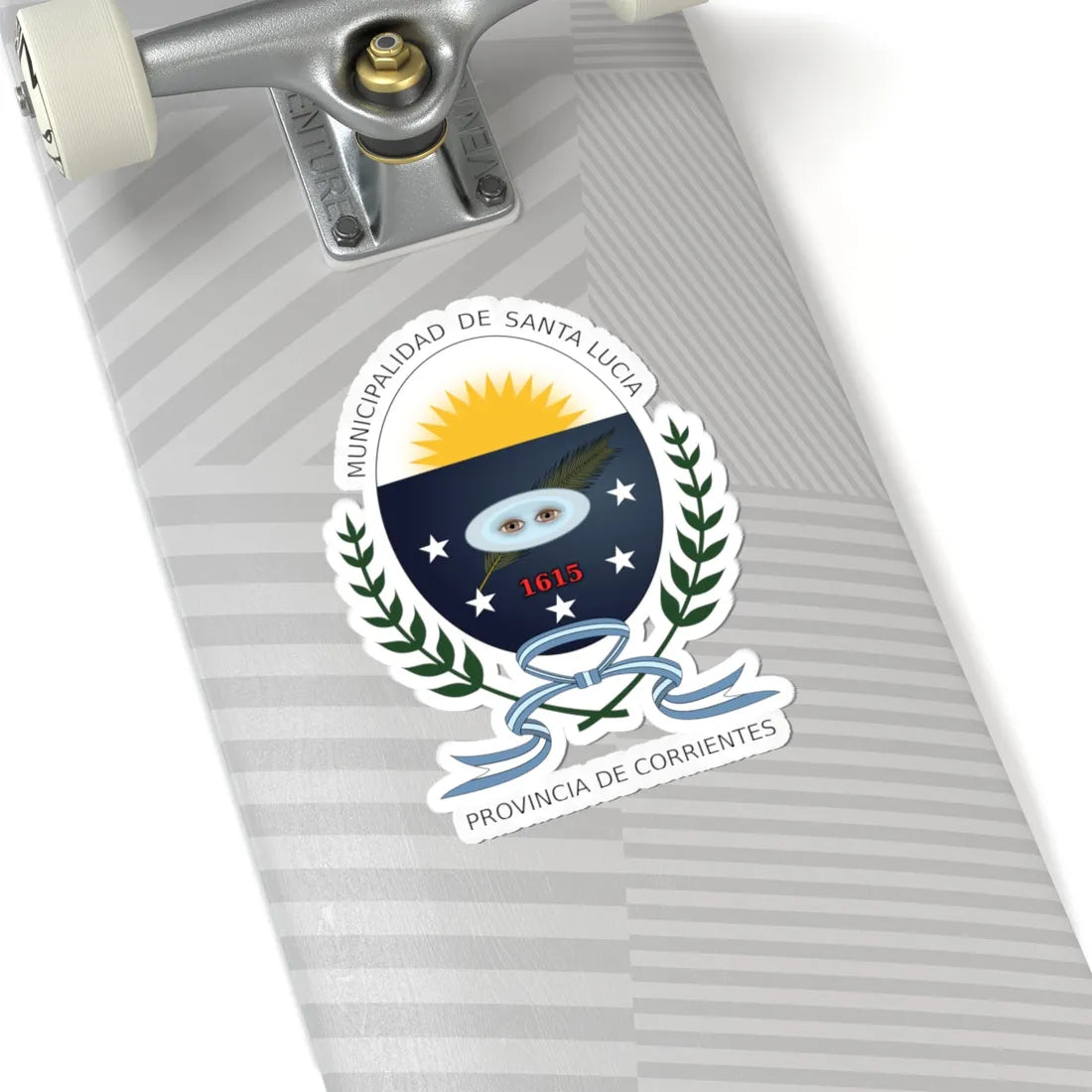 Argentina corrientes santalucia (Argentina) (Coat of Arms) STICKER Vinyl Kiss-Cut Decal - The Sticker Space