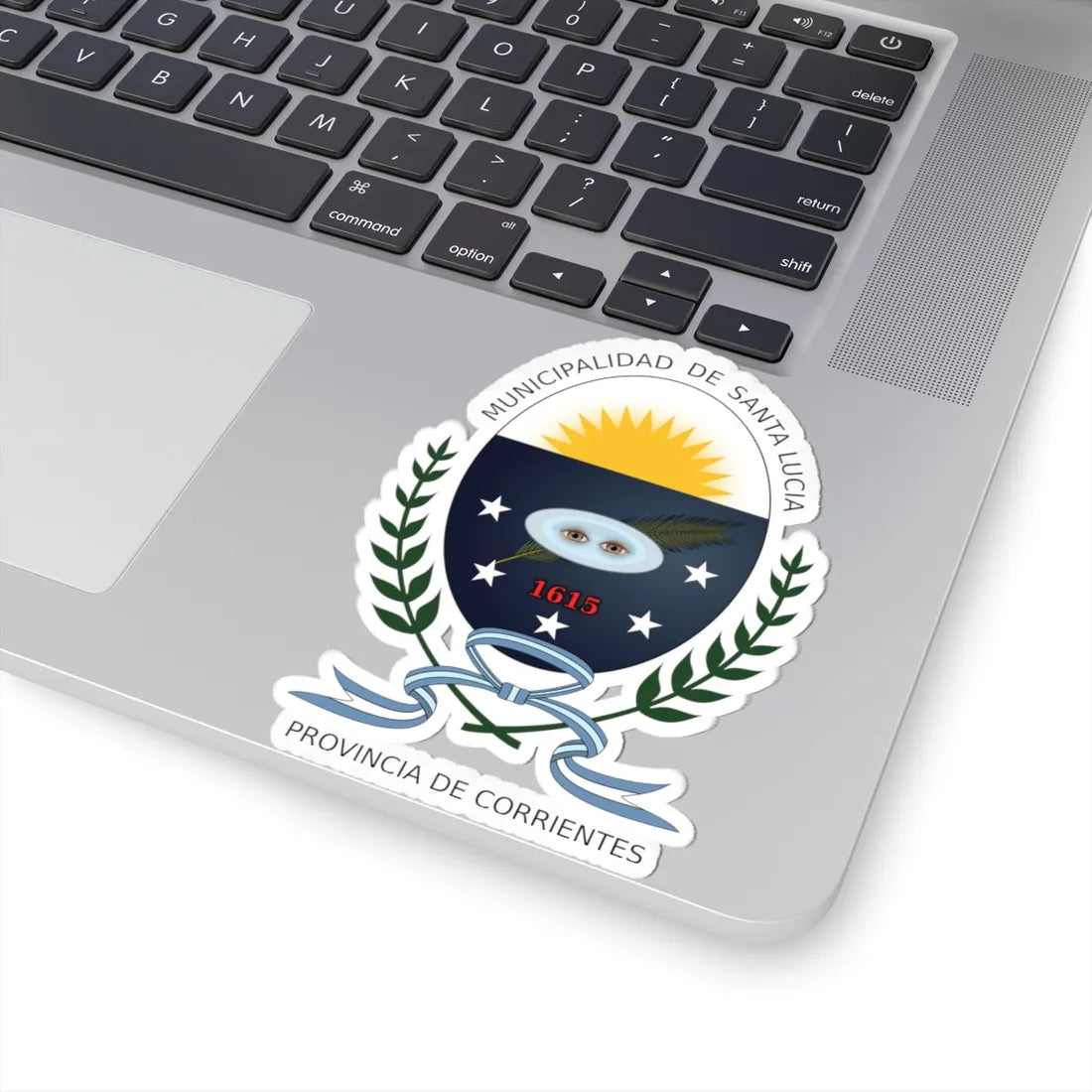 Argentina corrientes santalucia (Argentina) (Coat of Arms) STICKER Vinyl Kiss-Cut Decal - The Sticker Space