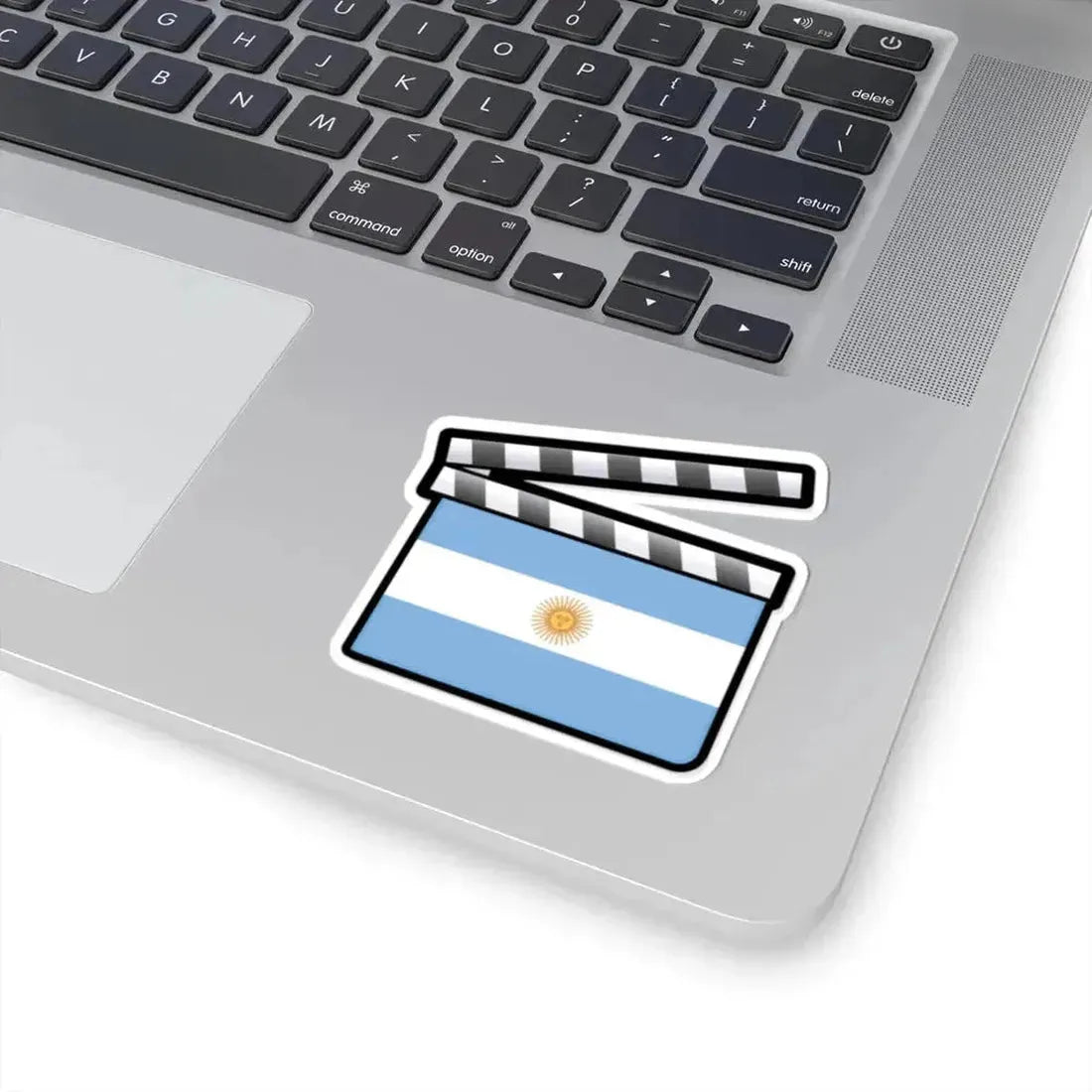 Argentina film clapperboard (Argentina) STICKER Vinyl Kiss-Cut Decal - The Sticker Space