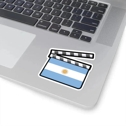 Argentina film clapperboard (Argentina) STICKER Vinyl Kiss-Cut Decal - The Sticker Space