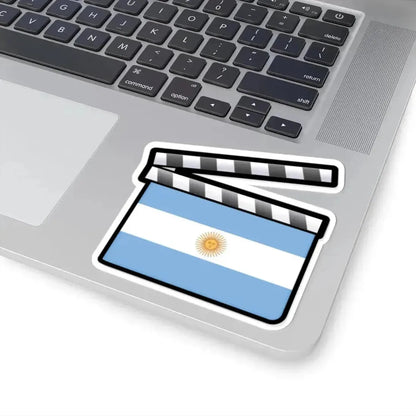 Argentina film clapperboard (Argentina) STICKER Vinyl Kiss-Cut Decal - The Sticker Space