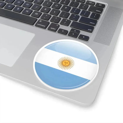Argentina flag icon (Argentina) STICKER Vinyl Kiss-Cut Decal - The Sticker Space
