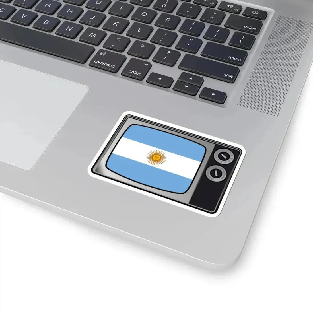 Argentina flag tv (Argentina) STICKER Vinyl Kiss-Cut Decal - The Sticker Space