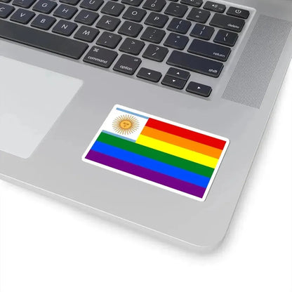 Argentina Gay flag (Argentina) STICKER Vinyl Kiss-Cut Decal - The Sticker Space