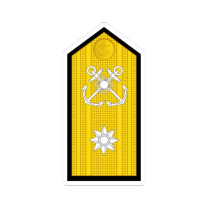 Argentina Navy OF 6 (Argentina) (Military Rank) STICKER Vinyl Kiss-Cut Decal 3 Inch White - The Sticker Space