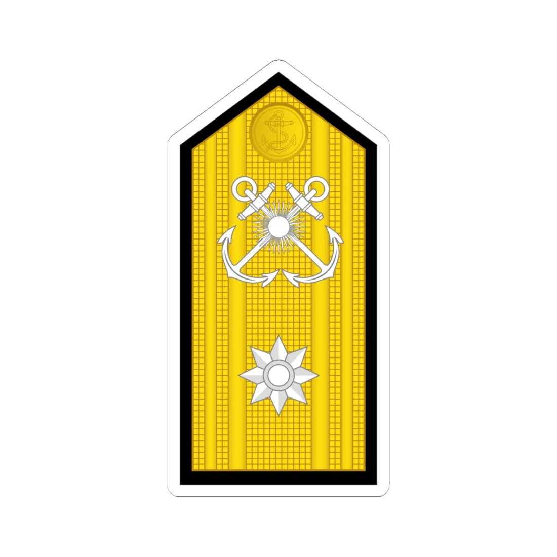 Argentina Navy OF 6 (Argentina) (Military Rank) STICKER Vinyl Kiss-Cut Decal 6 Inch White - The Sticker Space