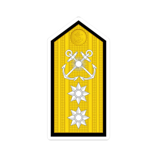 Argentina Navy OF 7 (Argentina) (Military Rank) STICKER Vinyl Kiss-Cut Decal 2 Inch White - The Sticker Space