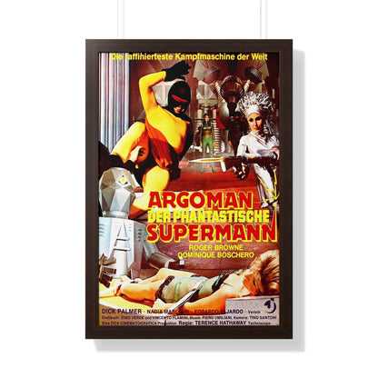 ARGOMAN THE FANTASTIC SUPERMAN 1967 - Framed Movie Poster-20" x 30"-The Sticker Space