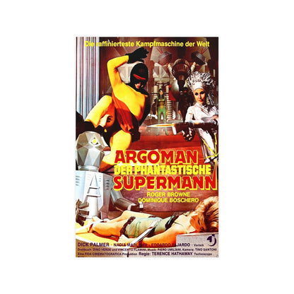 ARGOMAN THE FANTASTIC SUPERMAN 1967 - Paper Movie Poster-11″ x 17″ (Vertical)-The Sticker Space