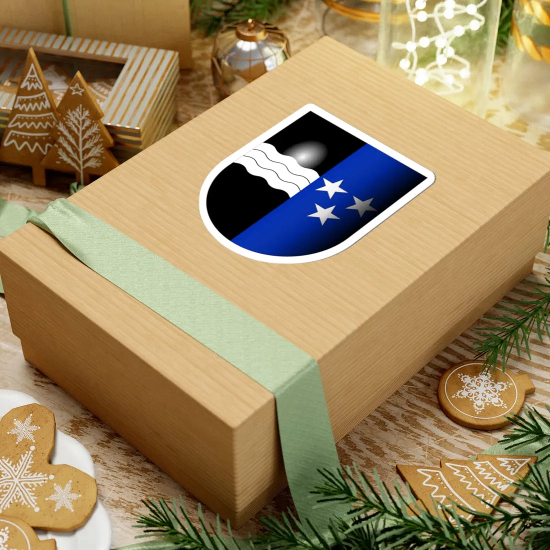 Argovie-coat of arms 3d (Switzerland) (Coat of Arms) STICKER Vinyl Kiss-Cut Decal - The Sticker Space