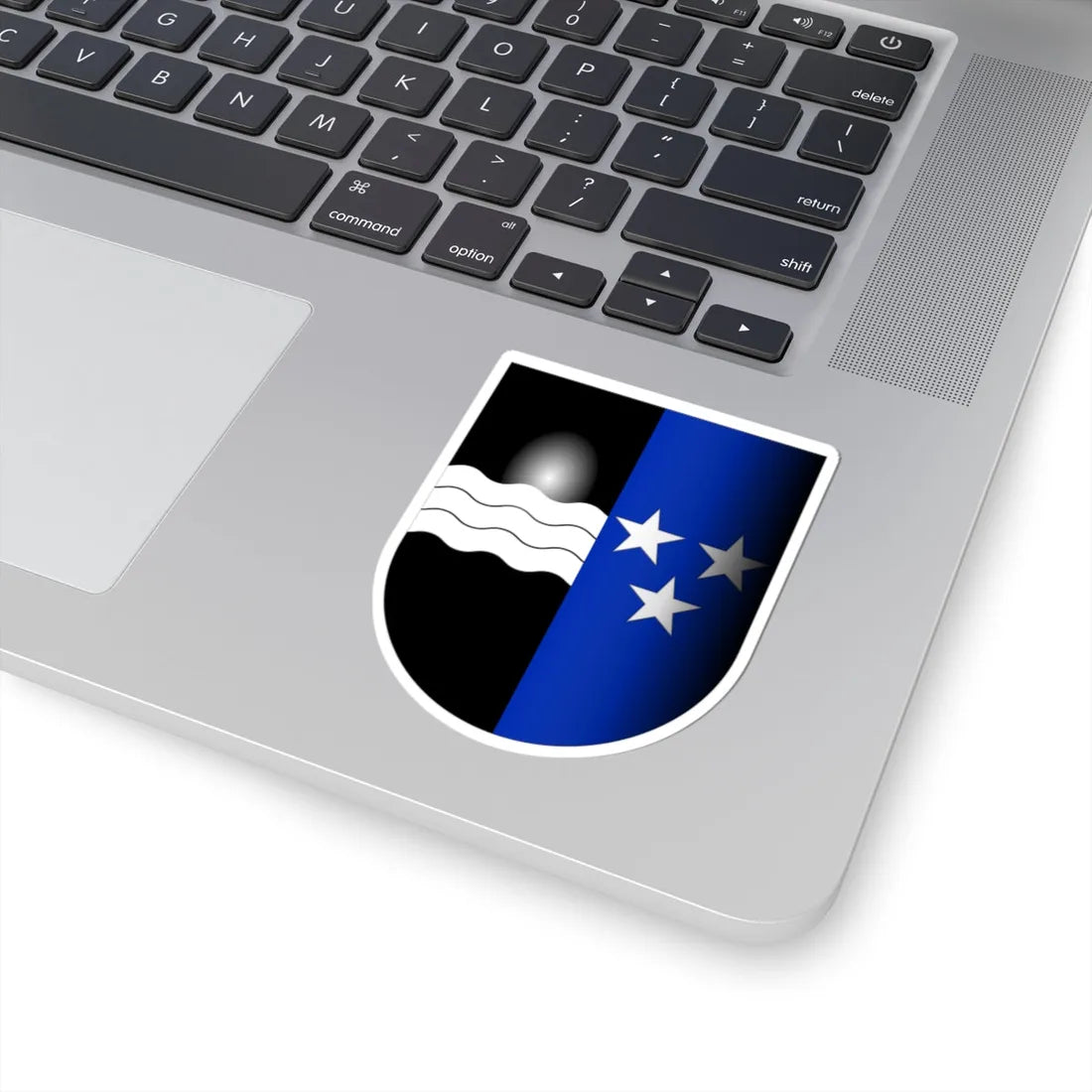 Argovie-coat of arms 3d (Switzerland) (Coat of Arms) STICKER Vinyl Kiss-Cut Decal - The Sticker Space