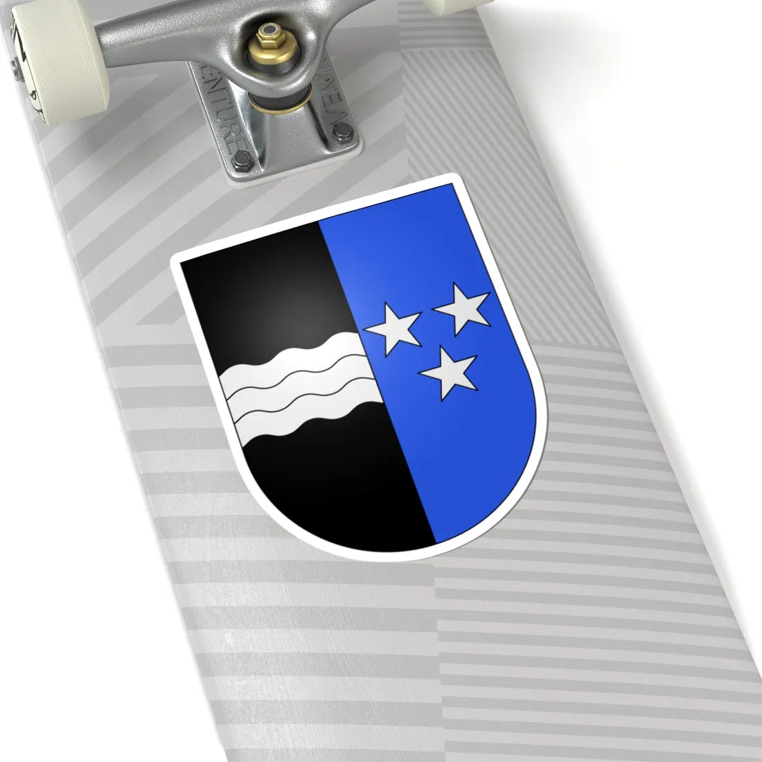 Argovie-coat of arms (Switzerland) (Coat of Arms) STICKER Vinyl Kiss-Cut Decal - The Sticker Space