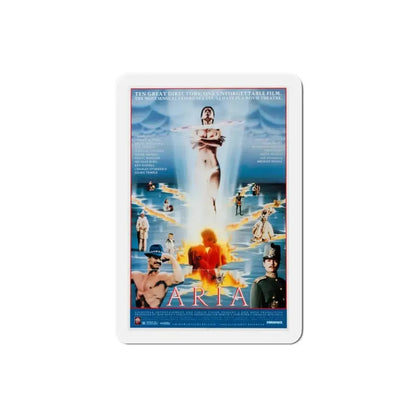 Aria 1988 Movie Poster Refrigerator Magnet - The Sticker Space
