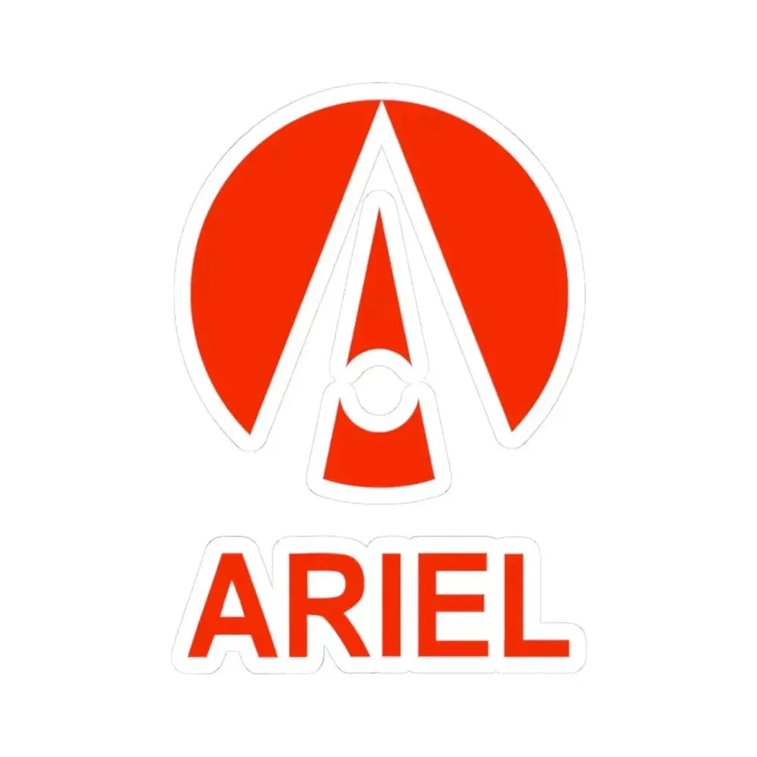 Ariel Motor Company Ltd. (Logo) STICKER Vinyl Kiss-Cut Decal 3 Inch White - The Sticker Space