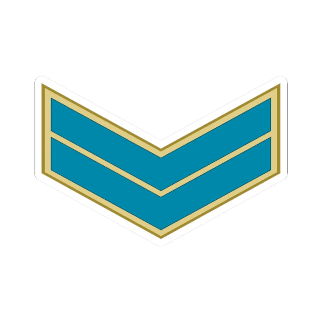 Arif   Egyptian Air Force (Egypt) (Military Rank) STICKER Vinyl Kiss-Cut Decal 2 Inch White - The Sticker Space