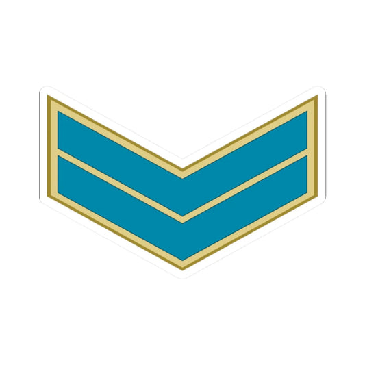 Arif   Egyptian Air Force (Egypt) (Military Rank) STICKER Vinyl Kiss-Cut Decal 2 Inch White - The Sticker Space