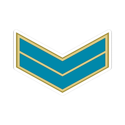 Arif   Egyptian Air Force (Egypt) (Military Rank) STICKER Vinyl Kiss-Cut Decal 3 Inch White - The Sticker Space