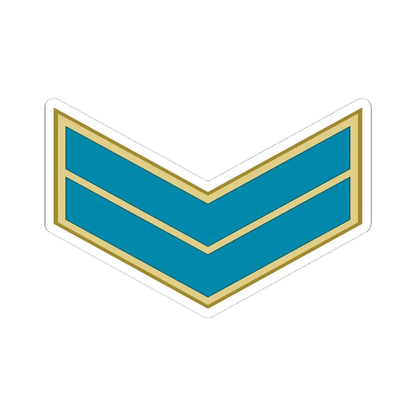 Arif   Egyptian Air Force (Egypt) (Military Rank) STICKER Vinyl Kiss-Cut Decal 4 Inch White - The Sticker Space