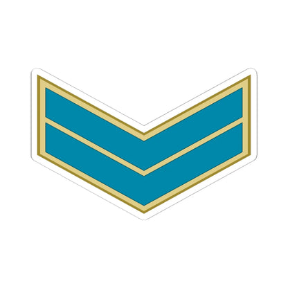Arif   Egyptian Air Force (Egypt) (Military Rank) STICKER Vinyl Kiss-Cut Decal 6 Inch White - The Sticker Space