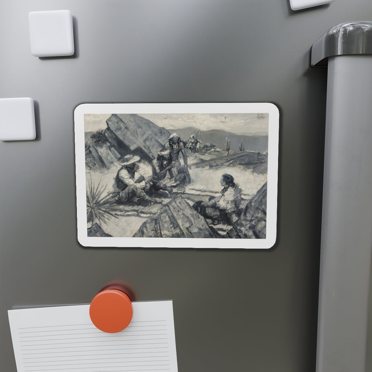 Arizona, 1939 (Magazine Illustration) Refrigerator Magnet-The Sticker Space