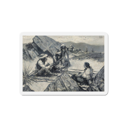 Arizona, 1939 (Magazine Illustration) Refrigerator Magnet-6" × 6"-The Sticker Space