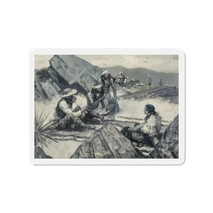 Arizona, 1939 (Magazine Illustration) Refrigerator Magnet - The Sticker Space